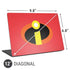 Disney The Incredibles Main Logo Universal Laptop 12in (9.8 x 6.8in) Skin