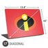 Disney The Incredibles Main Logo Universal Laptop 17in (13.8 x 10in) Skin