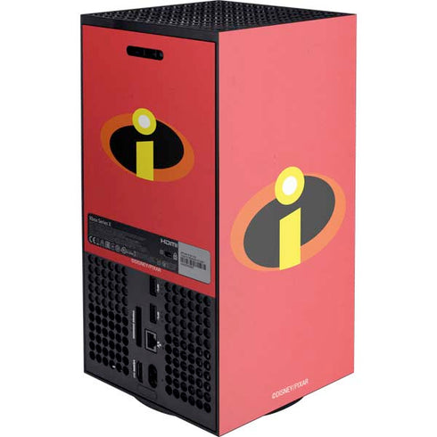 Disney The Incredibles Main Logo Xbox Series X Console Skin