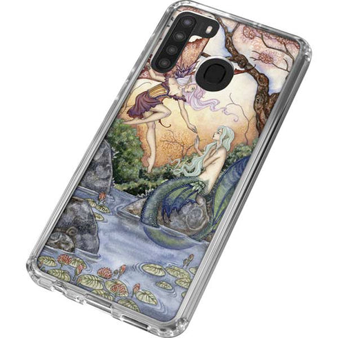 Amy Brown The Introduction Galaxy A21 Clear Case