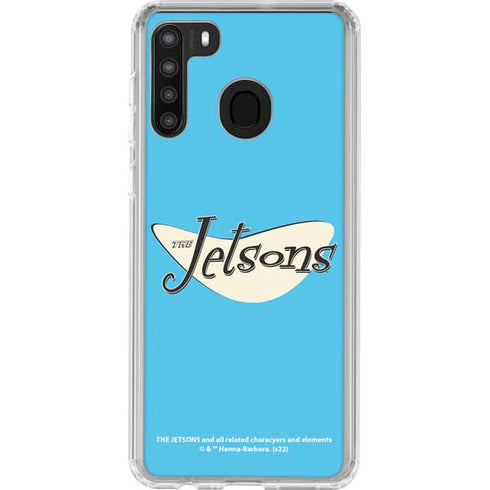 The Jetsons The Jetsons Logo Galaxy A21 Clear Case