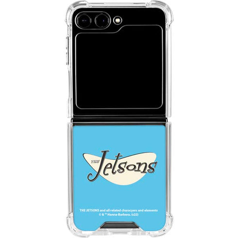 The Jetsons The Jetsons Logo Galaxy Z Flip5 5G Clear Case