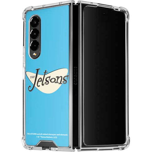 The Jetsons The Jetsons Logo Galaxy Z Fold4 5G Clear Case