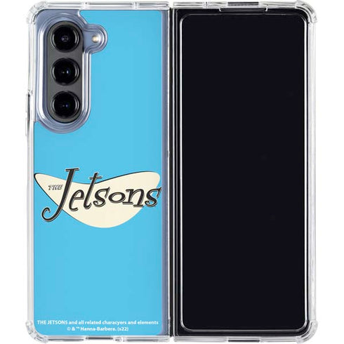 The Jetsons The Jetsons Logo Galaxy Z Fold5 5G Clear Case