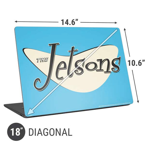 The Jetsons The Jetsons Logo Universal Laptop 18in (14.6 x 10.6in) Skin