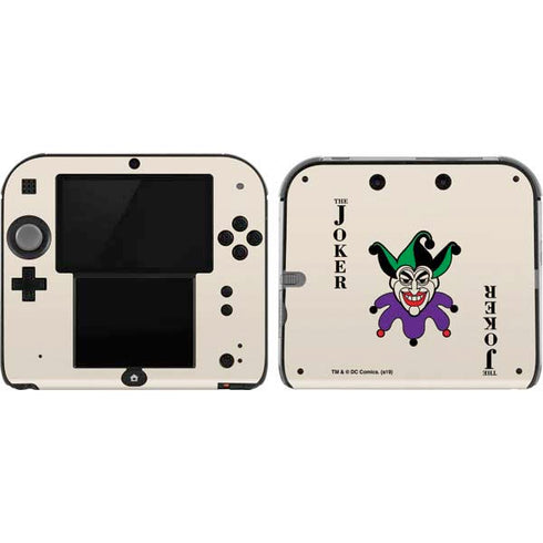 DC Comics The Joker Calling Card Nintendo 2DS Skin