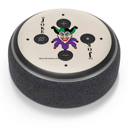 DC Comics The Joker Calling Card Amazon Echo Dot Skin