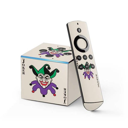DC Comics The Joker Calling Card Fire TV Cube Skin