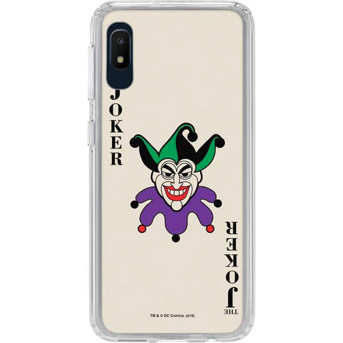 DC Comics The Joker Calling Card Galaxy A10e Clear Case