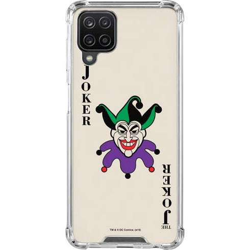 DC Comics The Joker Calling Card Galaxy A12 Clear Case