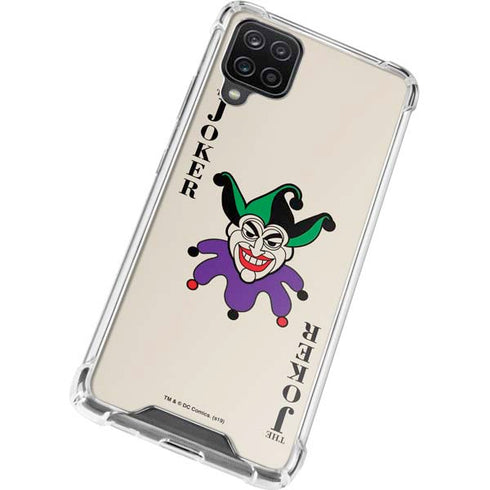 DC Comics The Joker Calling Card Galaxy A12 Clear Case