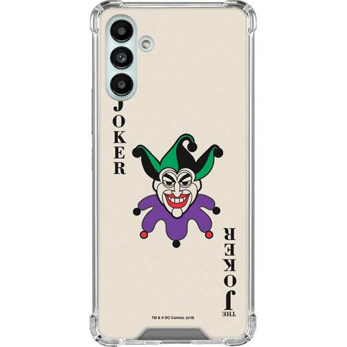 DC Comics The Joker Calling Card Galaxy A13 5G Clear Case