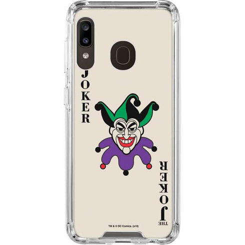 DC Comics The Joker Calling Card Galaxy A30 Clear Case