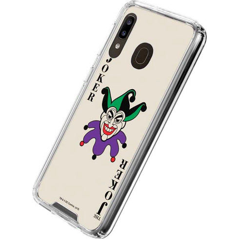 DC Comics The Joker Calling Card Galaxy A30 Clear Case