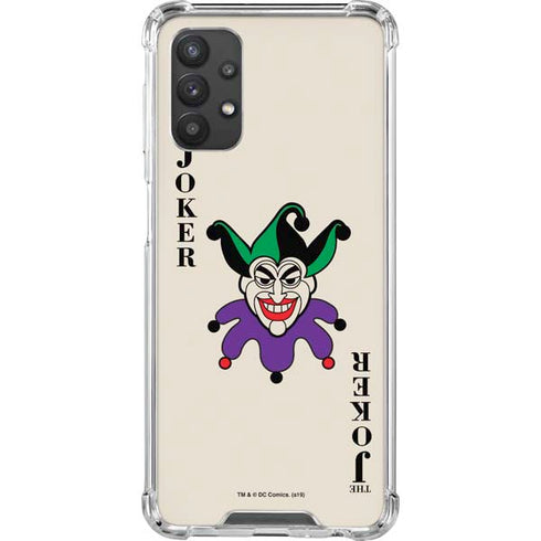 DC Comics The Joker Calling Card Galaxy A32 5G Clear Case