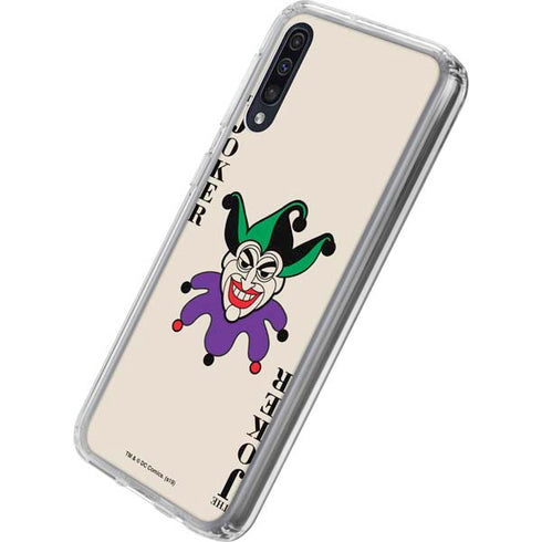 DC Comics The Joker Calling Card Galaxy A50 Clear Case