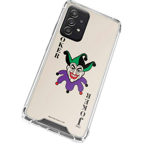 DC Comics The Joker Calling Card Galaxy A52 5G Clear Case