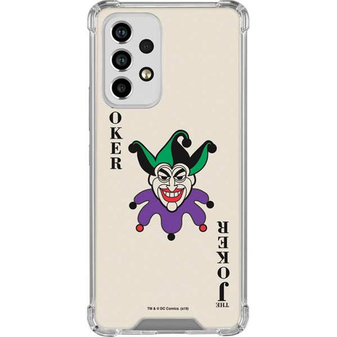 DC Comics The Joker Calling Card Galaxy A53 5G Clear Case