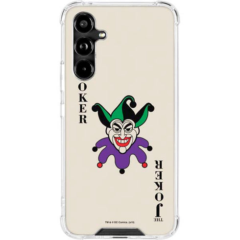 DC Comics The Joker Calling Card Galaxy A54 5G Clear Case