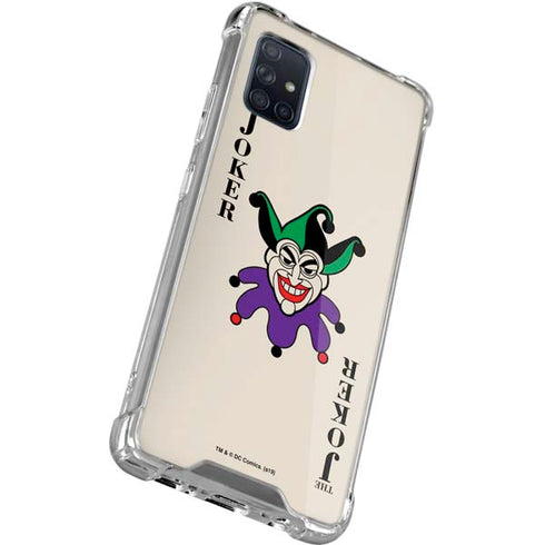 DC Comics The Joker Calling Card Galaxy A71 5G Clear Case