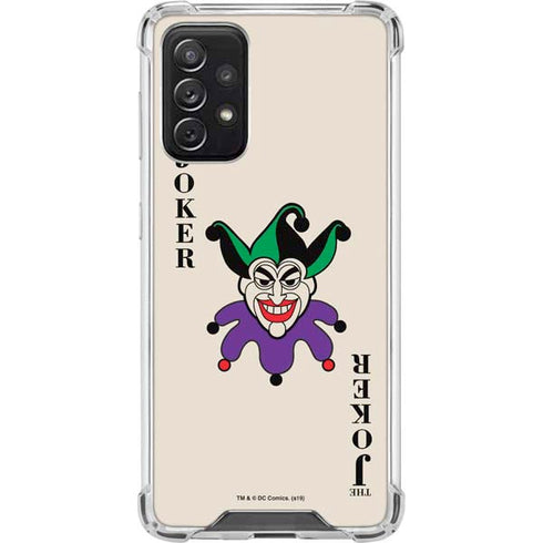DC Comics The Joker Calling Card Galaxy A72 5G Clear Case