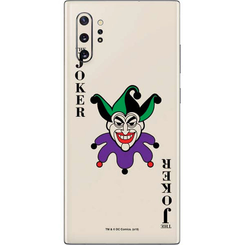 DC Comics The Joker Calling Card Galaxy Note 10 Plus Skin