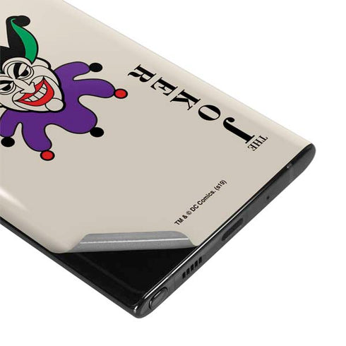 DC Comics The Joker Calling Card Galaxy Note 10 Plus Skin