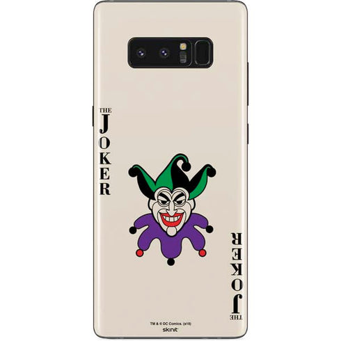 DC Comics The Joker Calling Card Galaxy Note 8 Skin