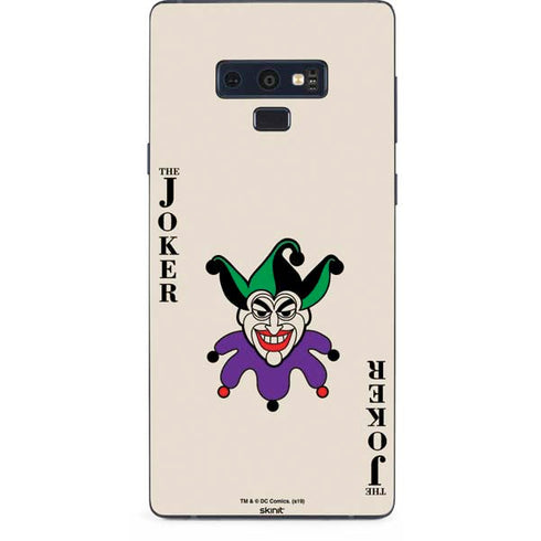 DC Comics The Joker Calling Card Galaxy Note 9 Skin