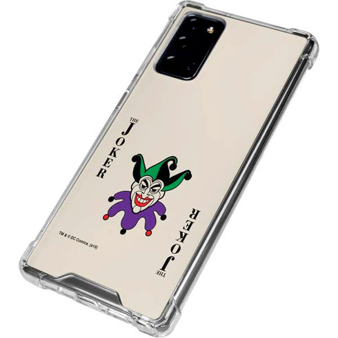 DC Comics The Joker Calling Card Galaxy Note20 5G Clear Case