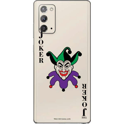 DC Comics The Joker Calling Card Galaxy Note20 5G Skin