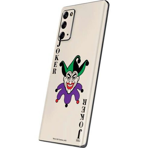 DC Comics The Joker Calling Card Galaxy Note20 5G Skin