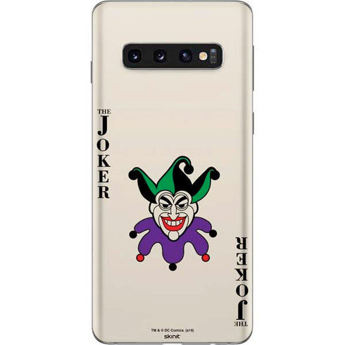 DC Comics The Joker Calling Card Galaxy S10 Skin
