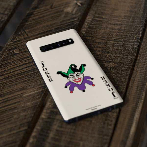 DC Comics The Joker Calling Card Galaxy S10 Skin