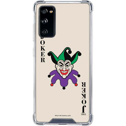DC Comics The Joker Calling Card Galaxy S20 FE Clear Case