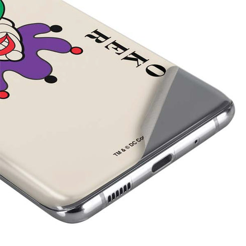 DC Comics The Joker Calling Card Galaxy S20 Plus Skin