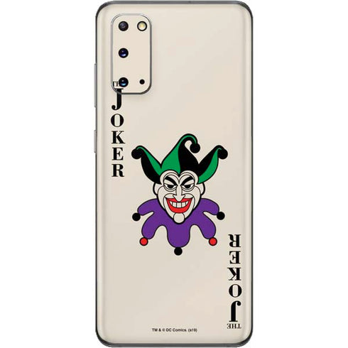 DC Comics The Joker Calling Card Galaxy S20 Skin