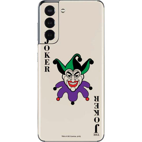 DC Comics The Joker Calling Card Galaxy S21 5G Skin