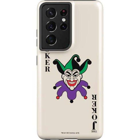 DC Comics The Joker Calling Card Galaxy S21 Ultra 5G Pro Case