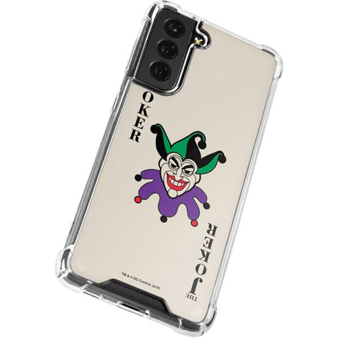 DC Comics The Joker Calling Card Galaxy S22 Plus Clear Case