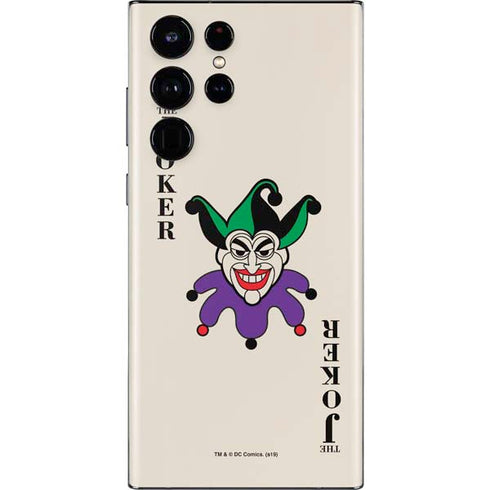 DC Comics The Joker Calling Card Galaxy S22 Ultra Skin