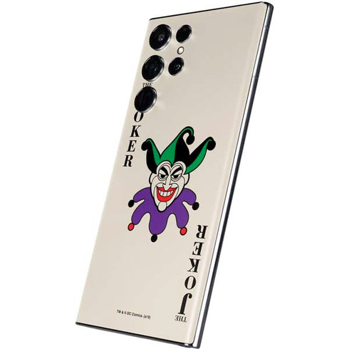 DC Comics The Joker Calling Card Galaxy S22 Ultra Skin