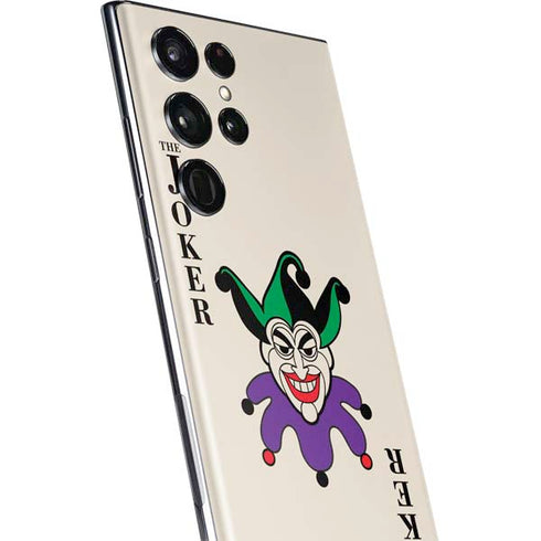 DC Comics The Joker Calling Card Galaxy S22 Ultra Skin
