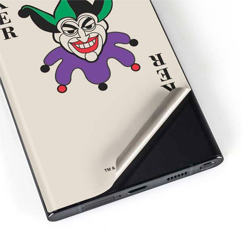 DC Comics The Joker Calling Card Galaxy S22 Ultra Skin
