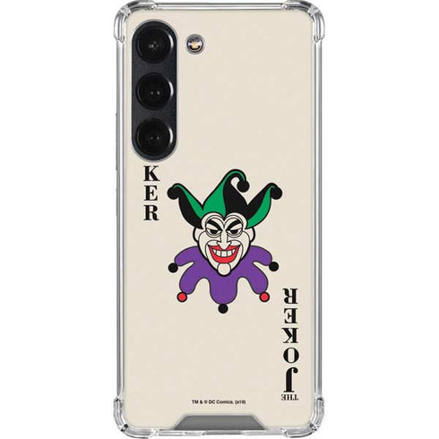 DC Comics The Joker Calling Card Galaxy S23 Clear Case