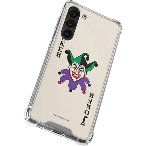 DC Comics The Joker Calling Card Galaxy S23 Plus Clear Case