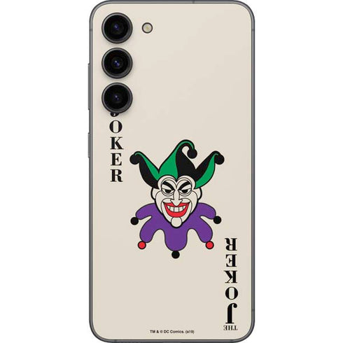 DC Comics The Joker Calling Card Galaxy S23 Plus Skin