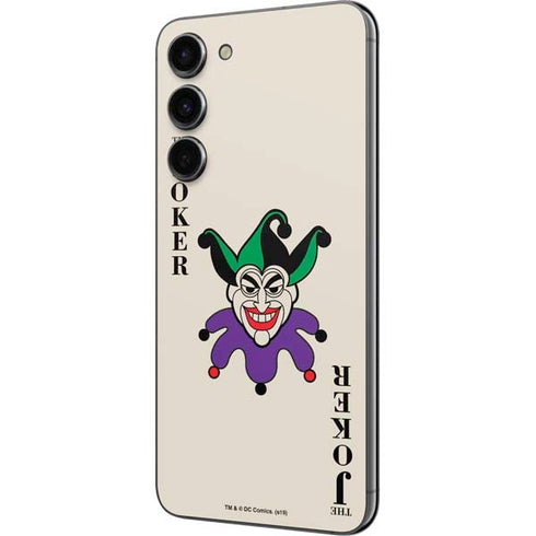 DC Comics The Joker Calling Card Galaxy S23 Plus Skin