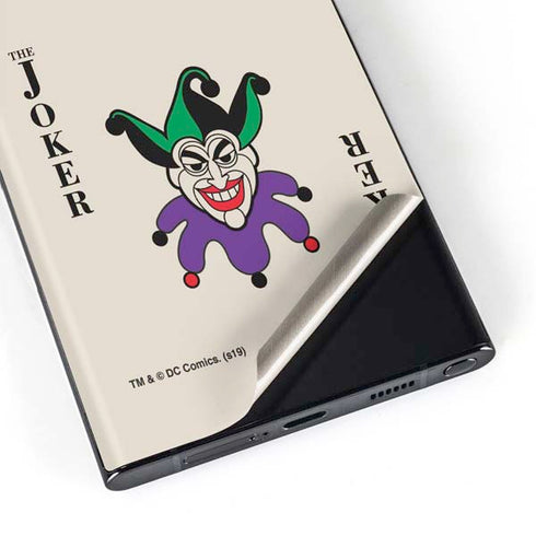 DC Comics The Joker Calling Card Galaxy S23 Ultra Skin