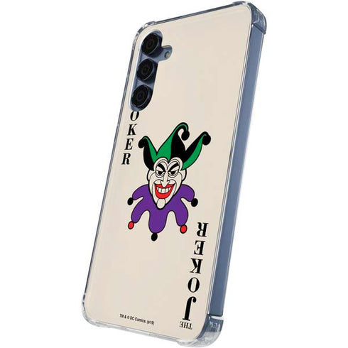 DC Comics The Joker Calling Card Galaxy S24 Clear Case
